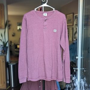 DC long sleeve henley